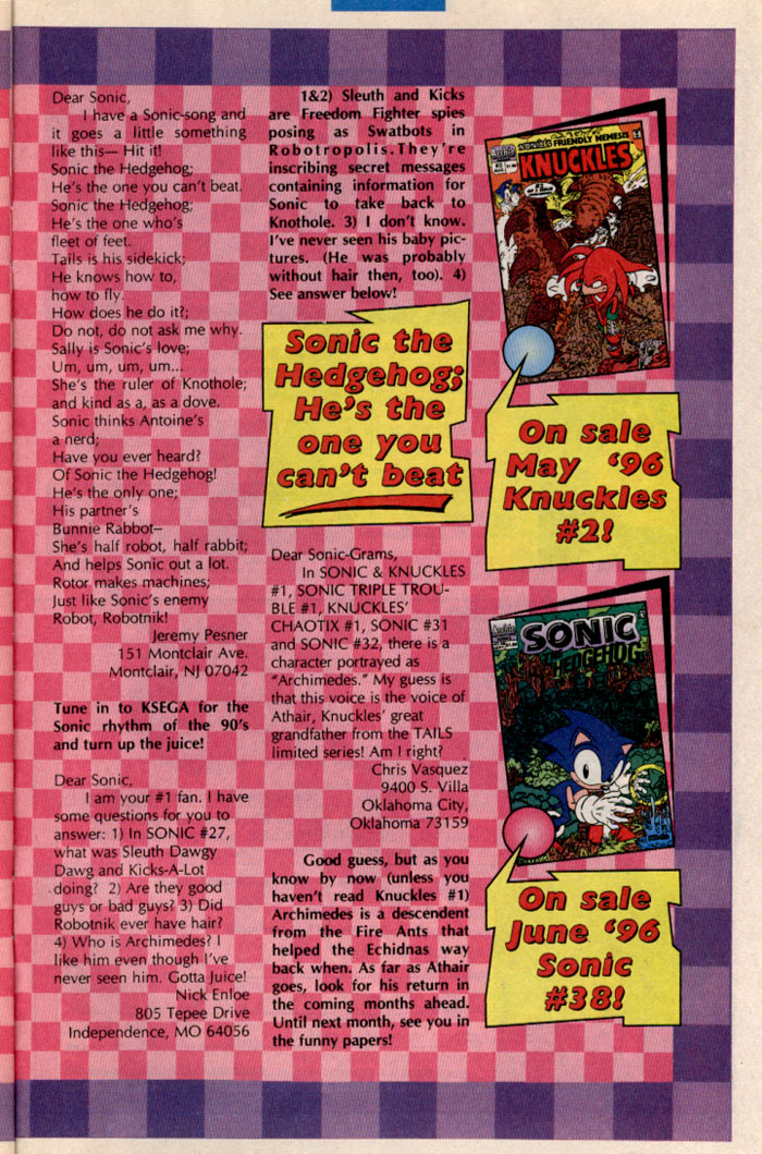 Sonic - Archie Adventure Series August 1996 Page 28